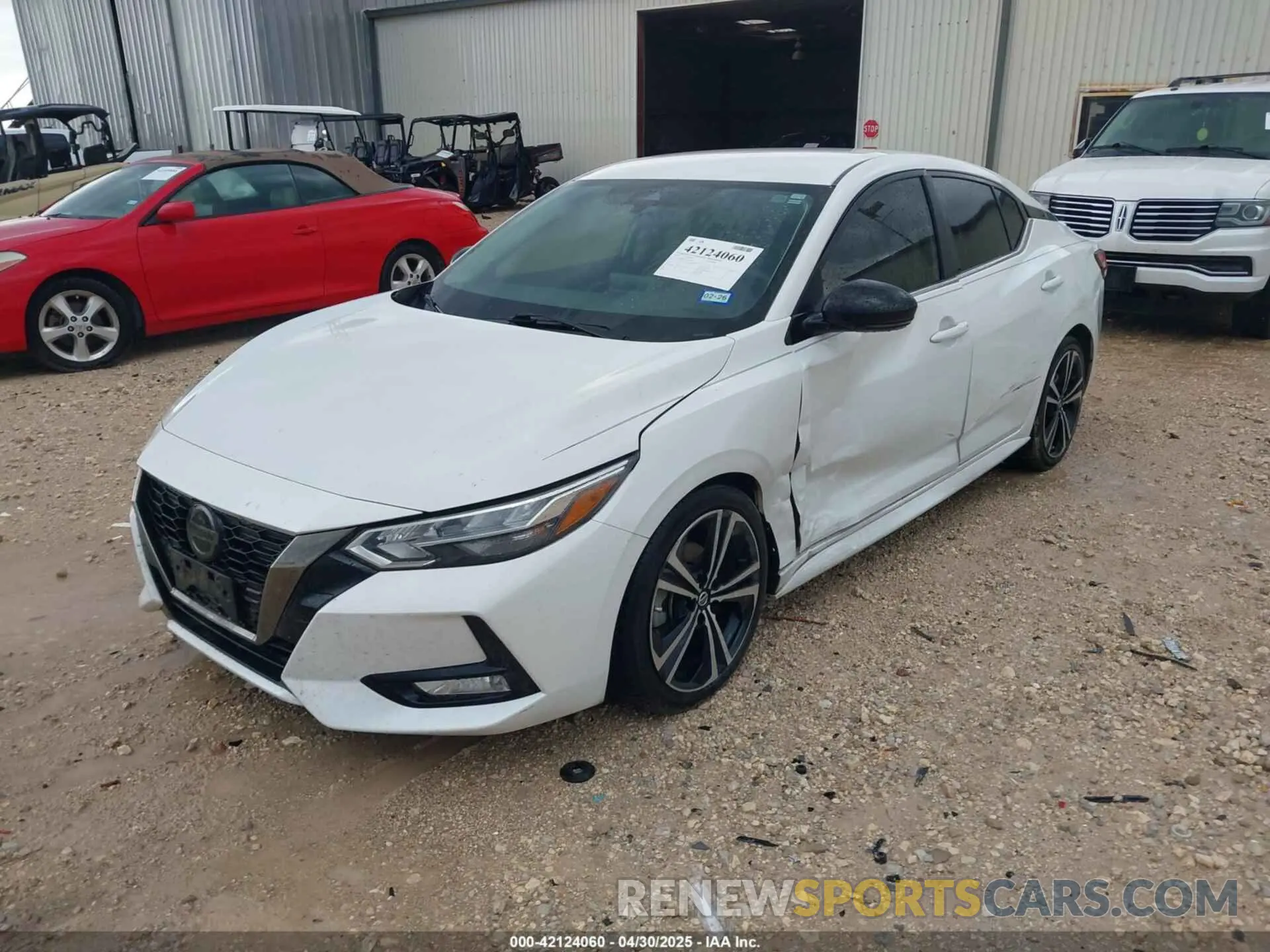 2 Photograph of a damaged car 3N1AB8DV6LY253856 NISSAN SENTRA 2020