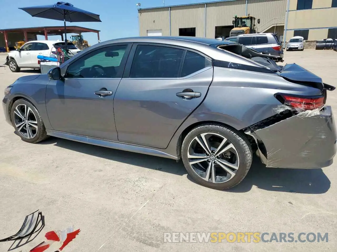 2 Photograph of a damaged car 3N1AB8DV6LY260418 NISSAN SENTRA 2020