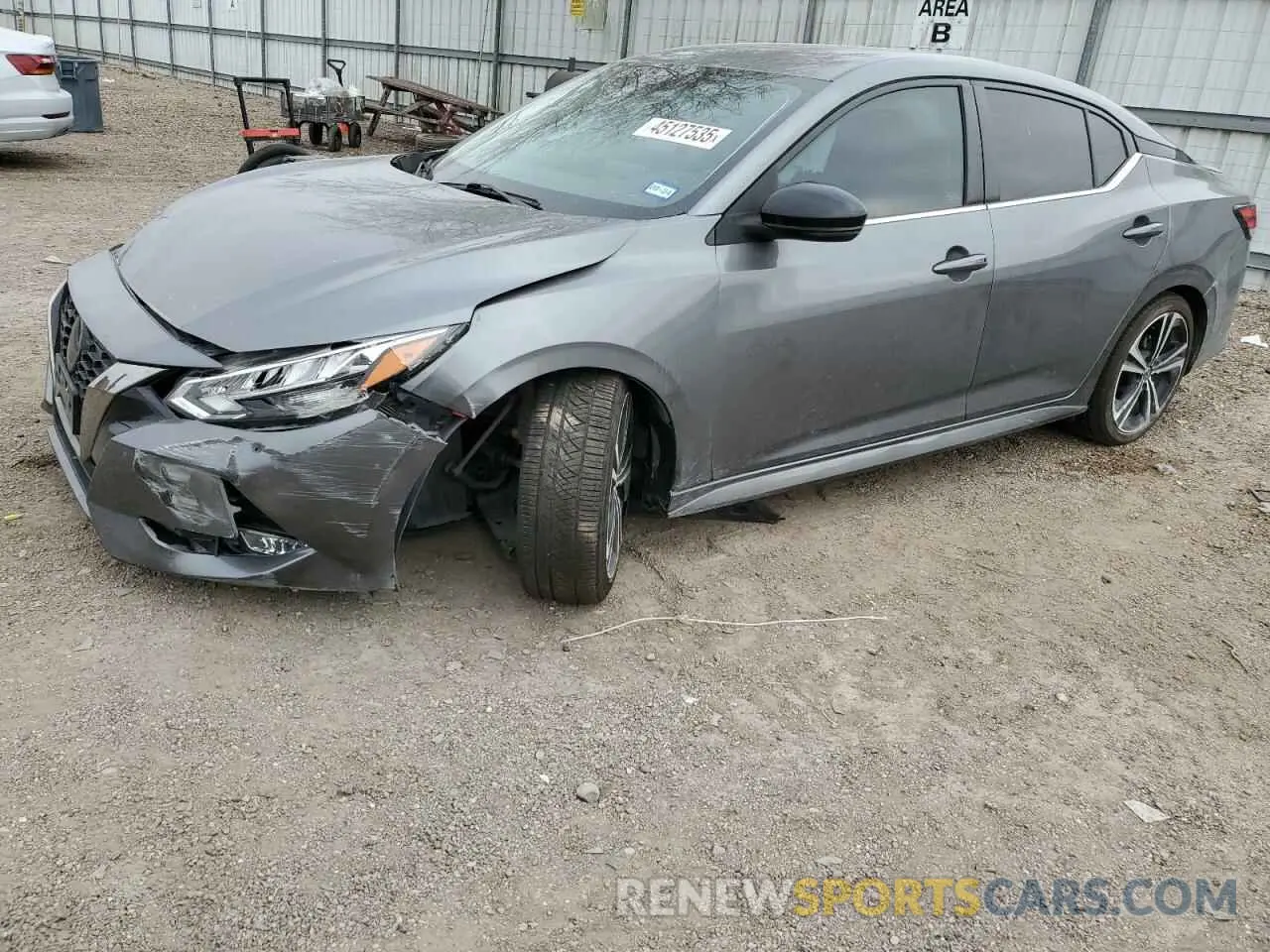 1 Photograph of a damaged car 3N1AB8DV6LY296030 NISSAN SENTRA 2020
