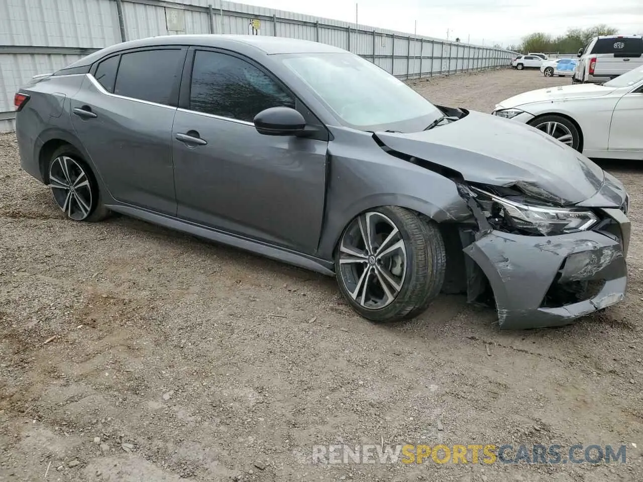 4 Photograph of a damaged car 3N1AB8DV6LY296030 NISSAN SENTRA 2020