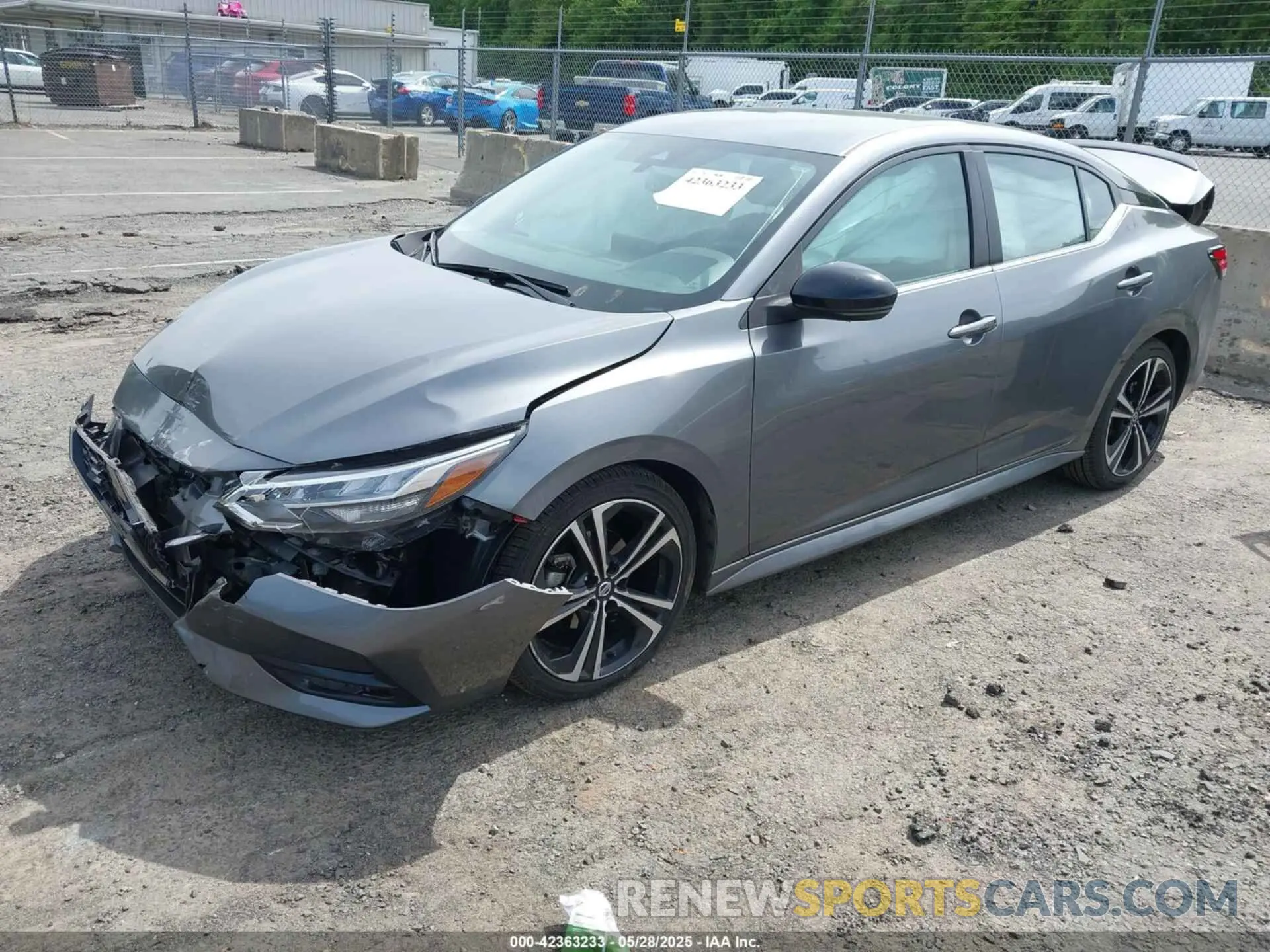 2 Photograph of a damaged car 3N1AB8DV6LY297503 NISSAN SENTRA 2020