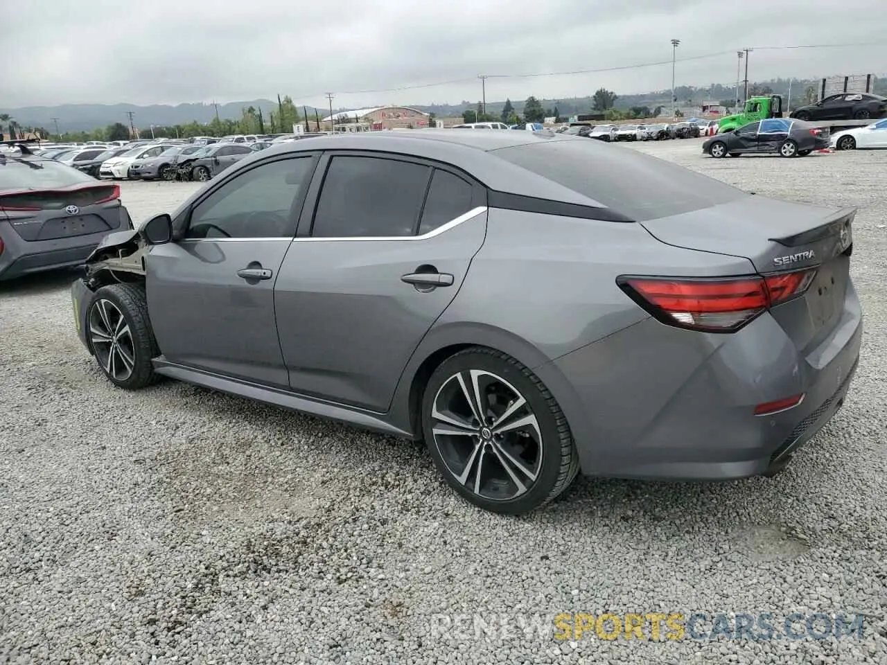 2 Photograph of a damaged car 3N1AB8DV6LY306264 NISSAN SENTRA 2020