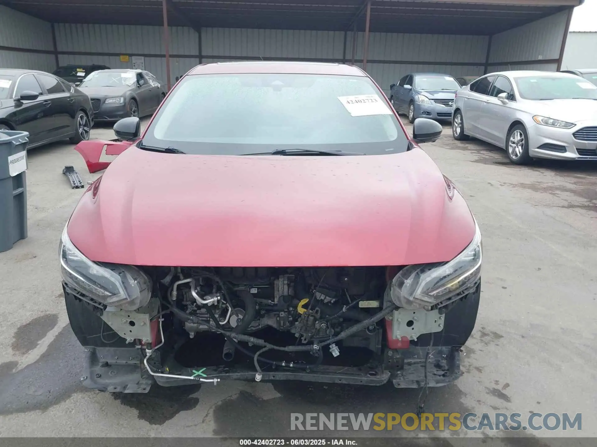 13 Photograph of a damaged car 3N1AB8DV6LY306359 NISSAN SENTRA 2020