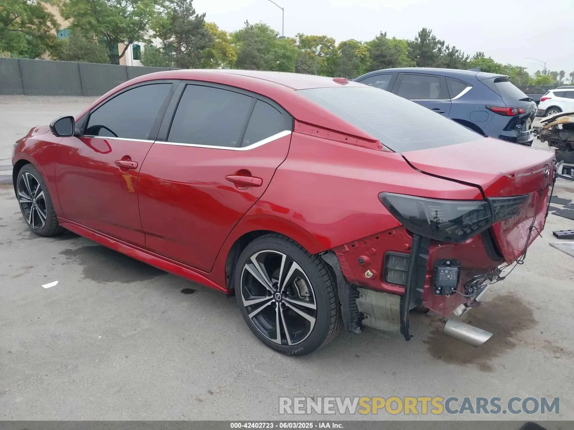 3 Photograph of a damaged car 3N1AB8DV6LY306359 NISSAN SENTRA 2020