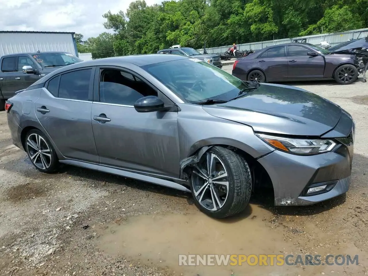 4 Photograph of a damaged car 3N1AB8DV7LY222812 NISSAN SENTRA 2020