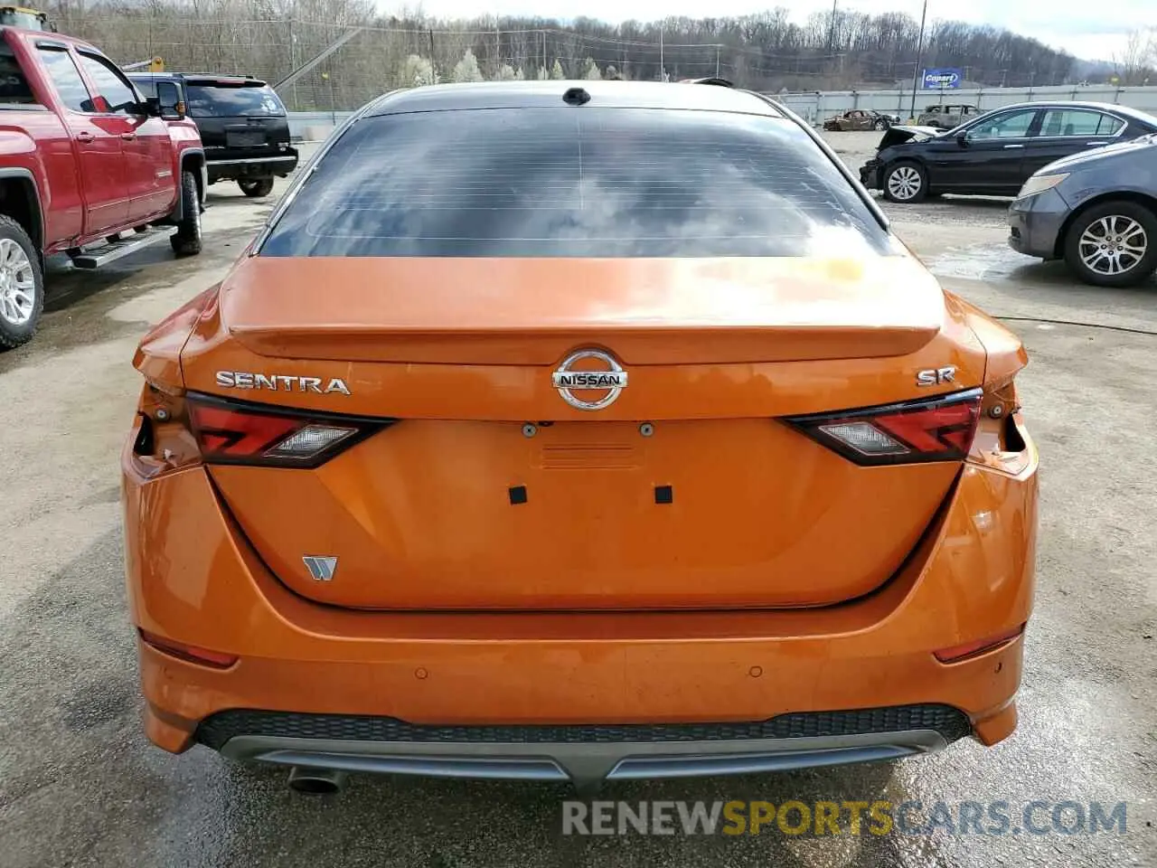 6 Photograph of a damaged car 3N1AB8DV7LY226939 NISSAN SENTRA 2020