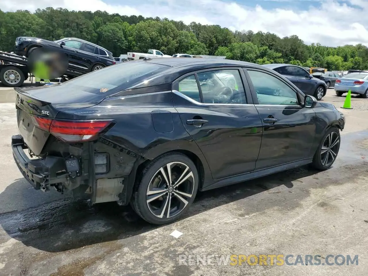 3 Photograph of a damaged car 3N1AB8DV7LY261111 NISSAN SENTRA 2020