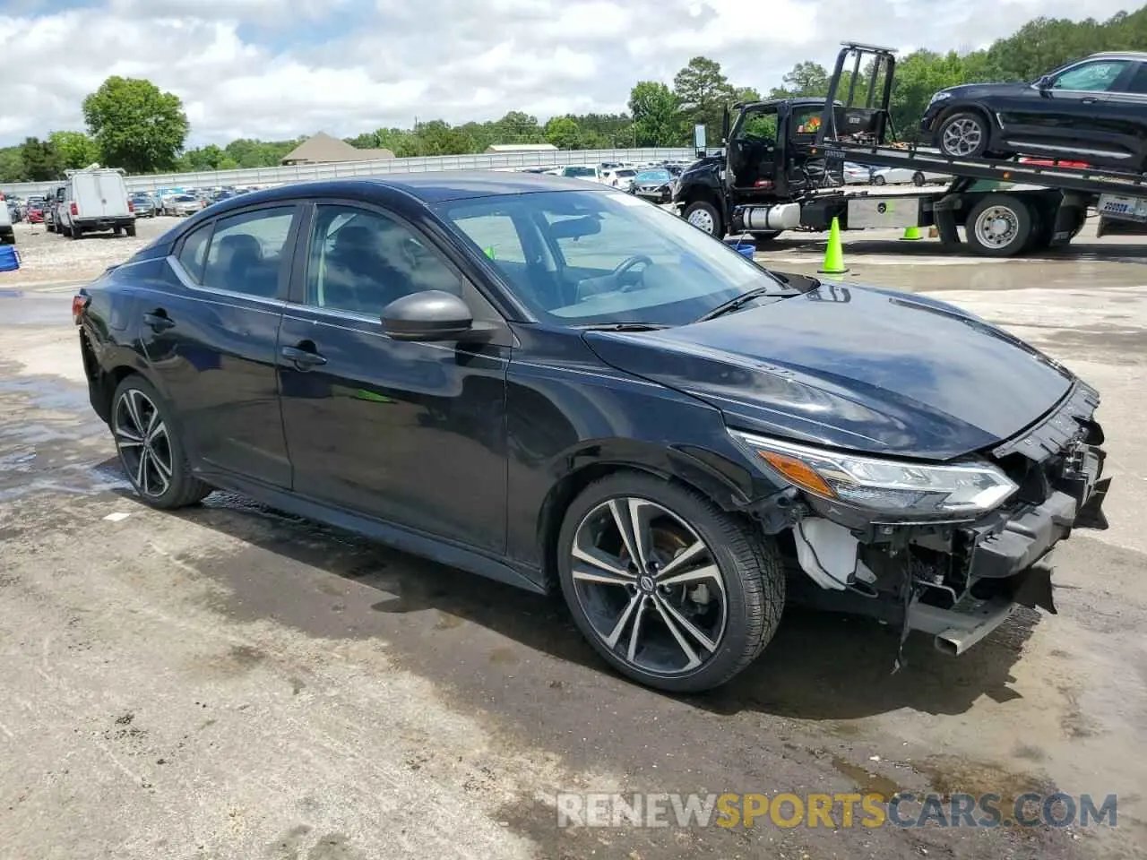 4 Photograph of a damaged car 3N1AB8DV7LY261111 NISSAN SENTRA 2020