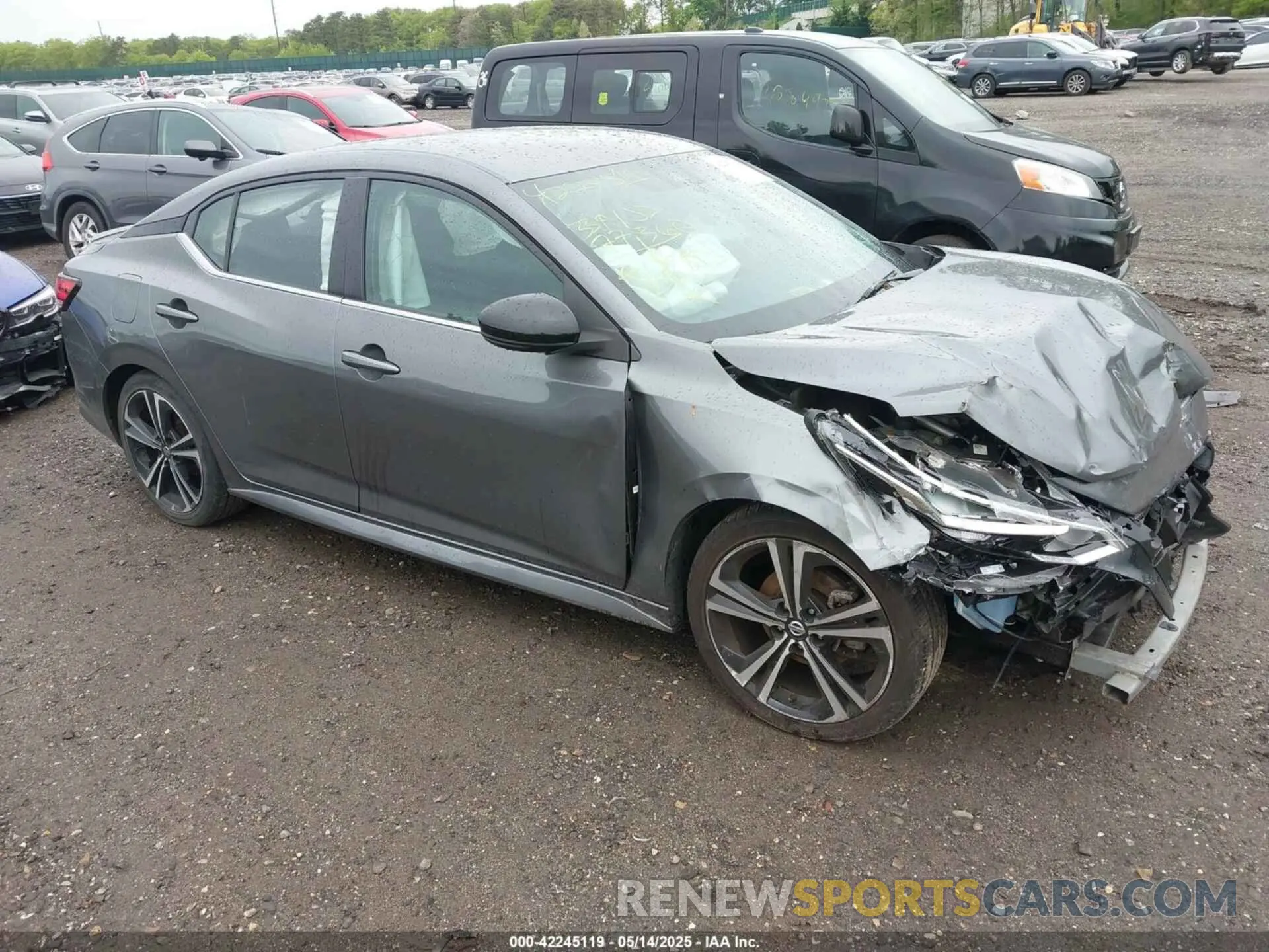 1 Photograph of a damaged car 3N1AB8DV7LY286669 NISSAN SENTRA 2020