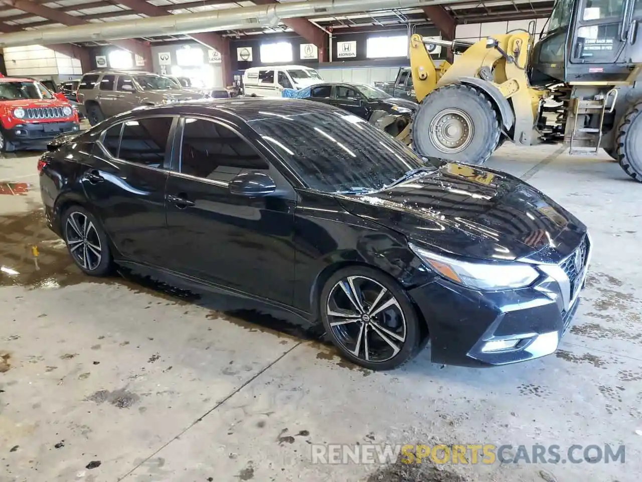 4 Photograph of a damaged car 3N1AB8DV7LY298675 NISSAN SENTRA 2020