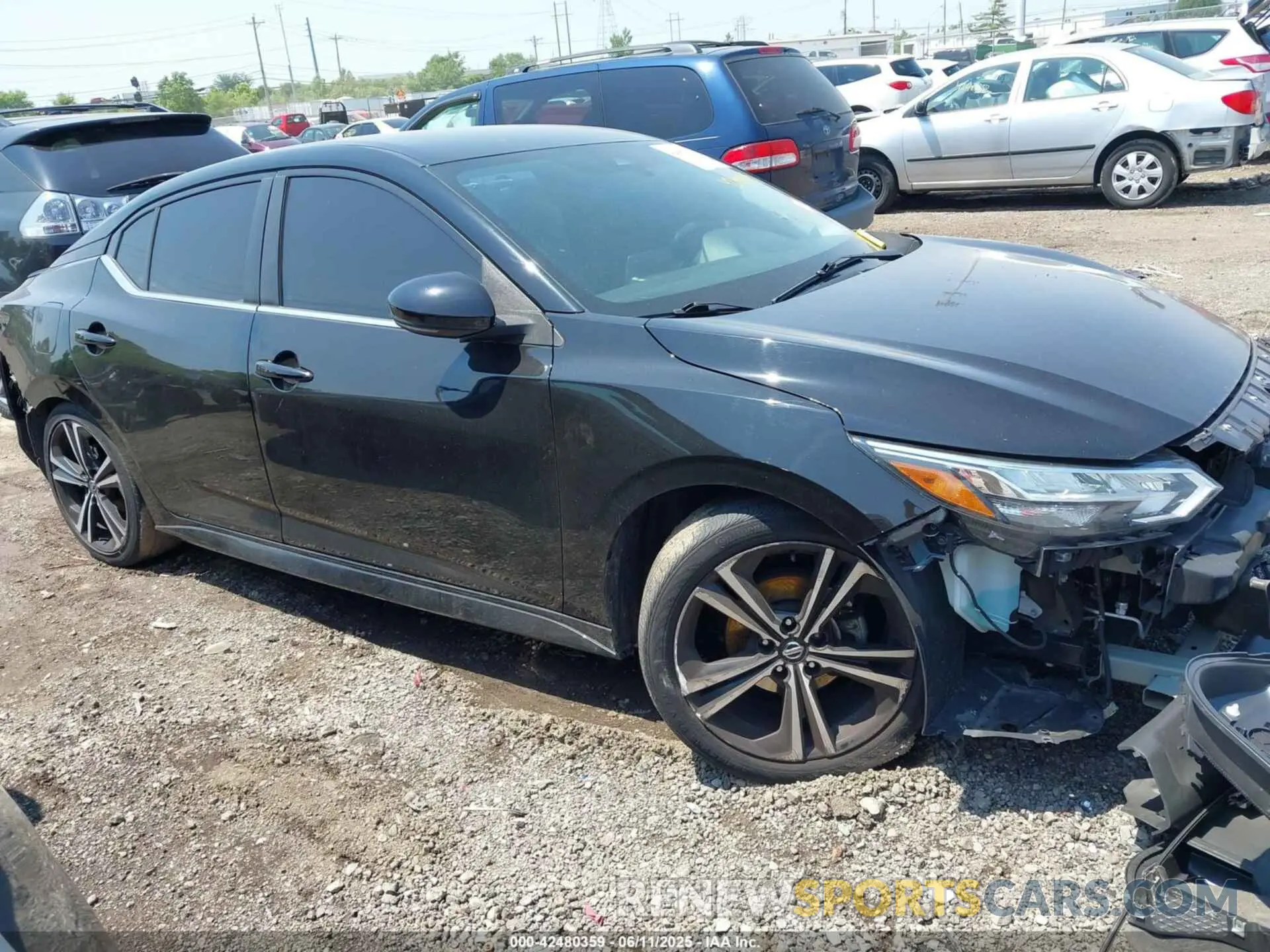 14 Photograph of a damaged car 3N1AB8DV8LY271887 NISSAN SENTRA 2020