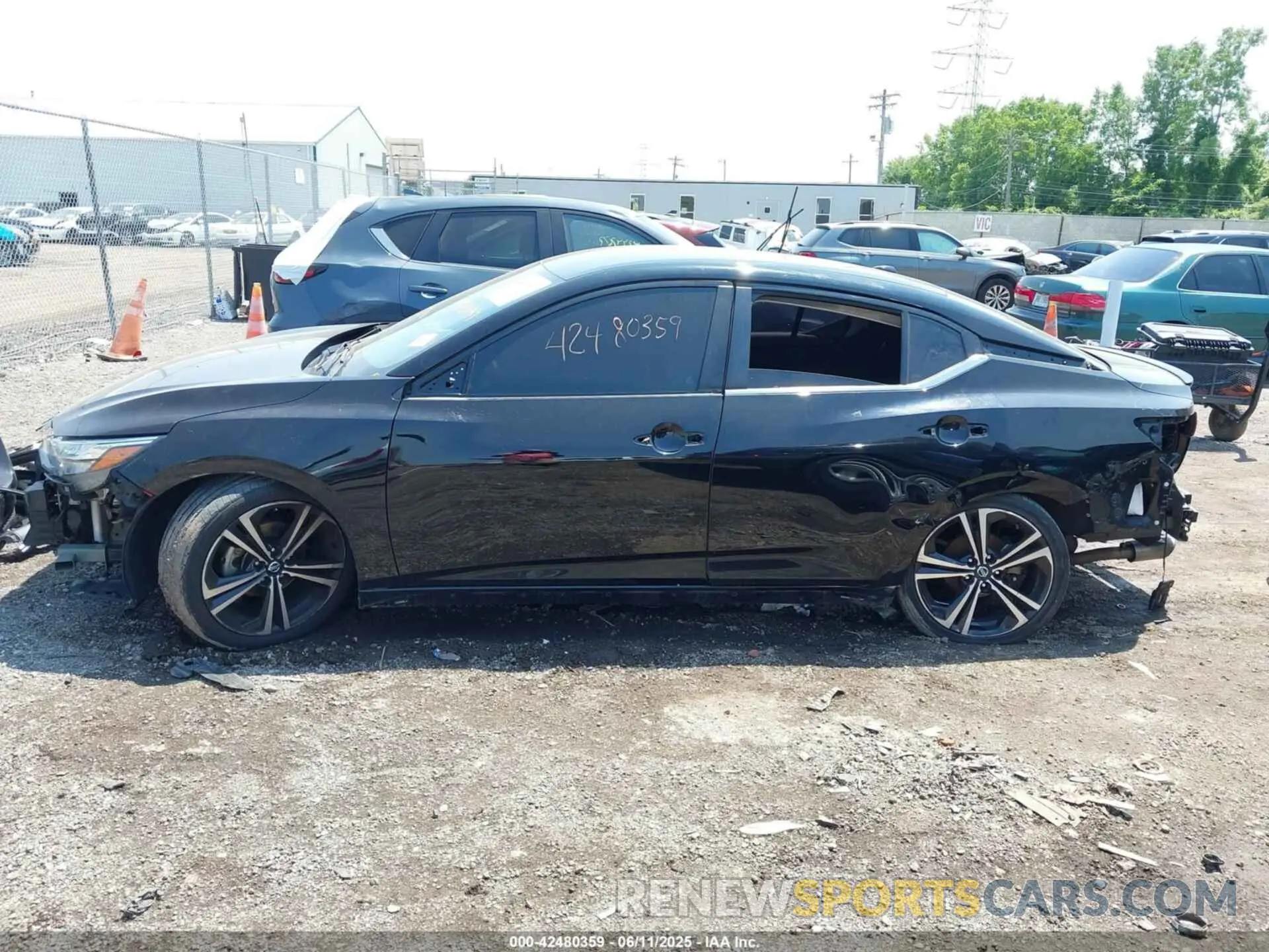 15 Photograph of a damaged car 3N1AB8DV8LY271887 NISSAN SENTRA 2020