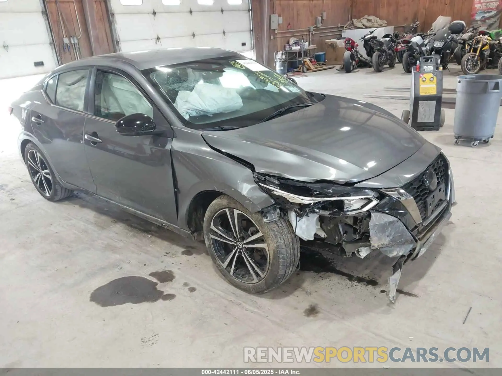 1 Photograph of a damaged car 3N1AB8DV8LY296644 NISSAN SENTRA 2020