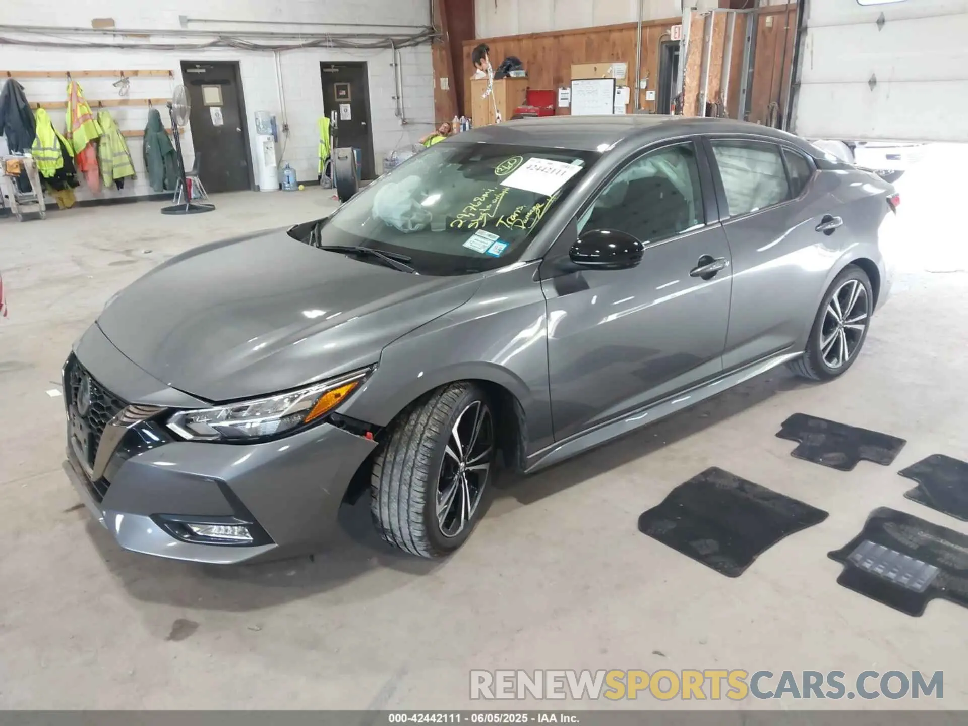 2 Photograph of a damaged car 3N1AB8DV8LY296644 NISSAN SENTRA 2020