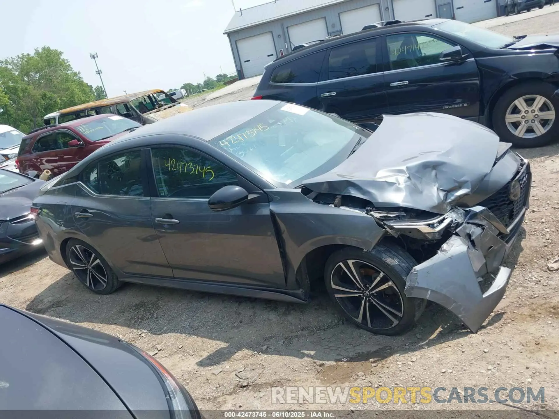 12 Photograph of a damaged car 3N1AB8DV8LY302717 NISSAN SENTRA 2020