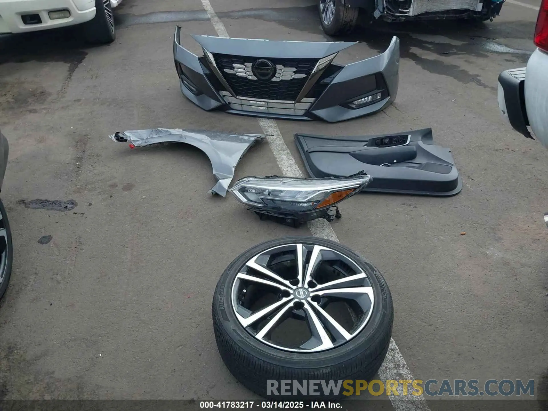 12 Photograph of a damaged car 3N1AB8DV9LY221547 NISSAN SENTRA 2020