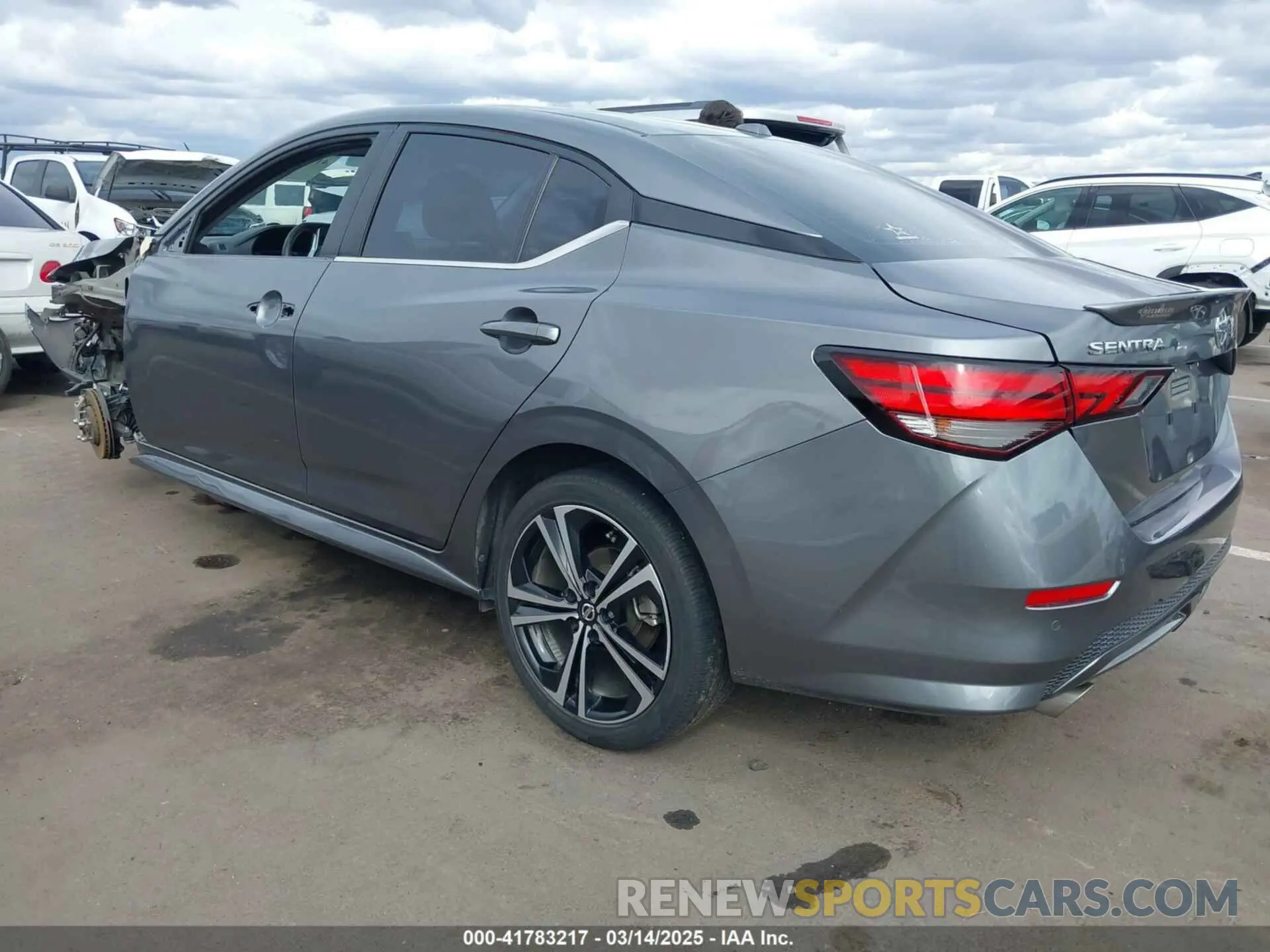 3 Photograph of a damaged car 3N1AB8DV9LY221547 NISSAN SENTRA 2020