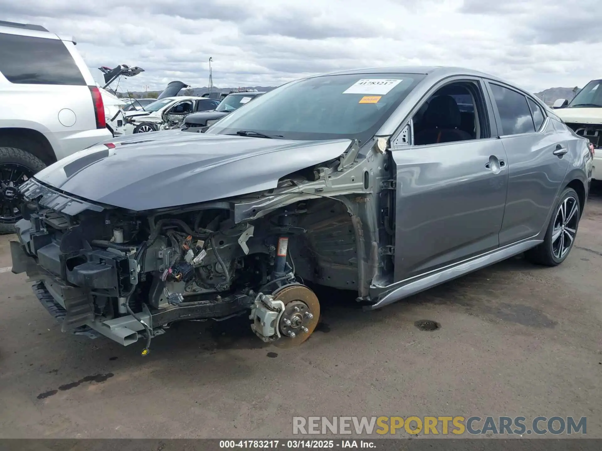 6 Photograph of a damaged car 3N1AB8DV9LY221547 NISSAN SENTRA 2020