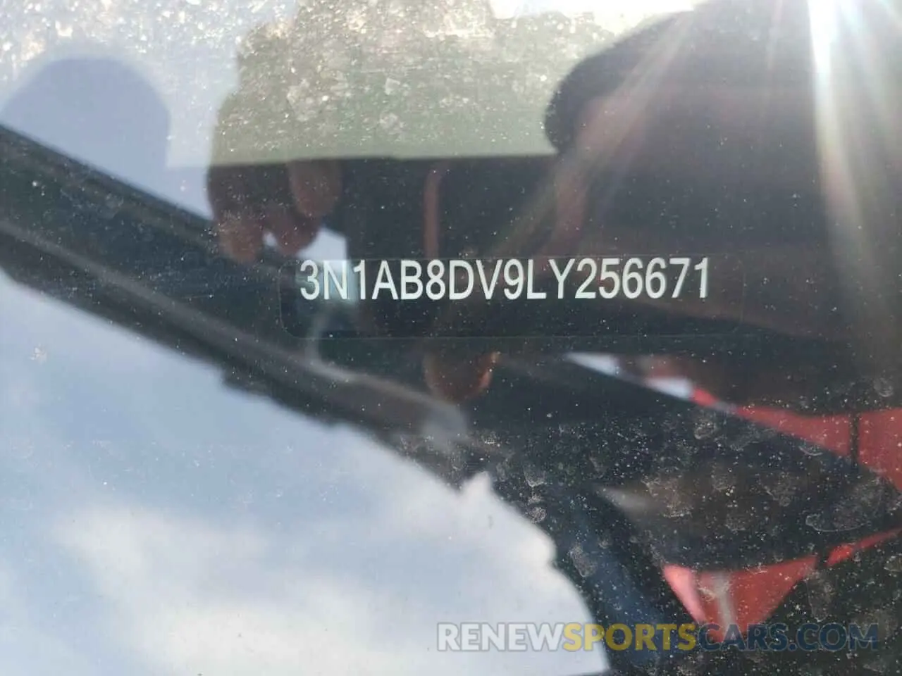 14 Photograph of a damaged car 3N1AB8DV9LY256671 NISSAN SENTRA 2020