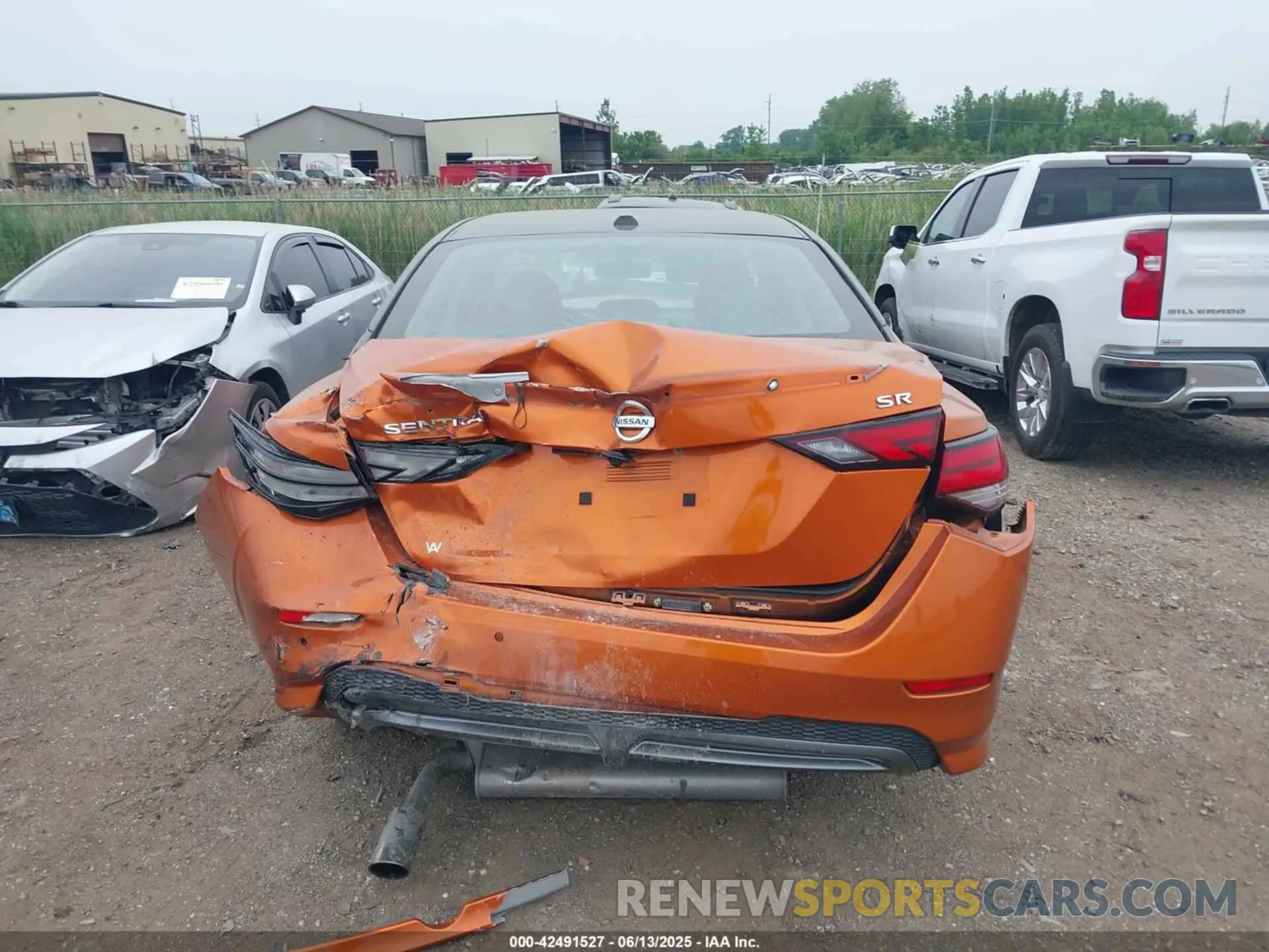 16 Photograph of a damaged car 3N1AB8DV9LY260106 NISSAN SENTRA 2020