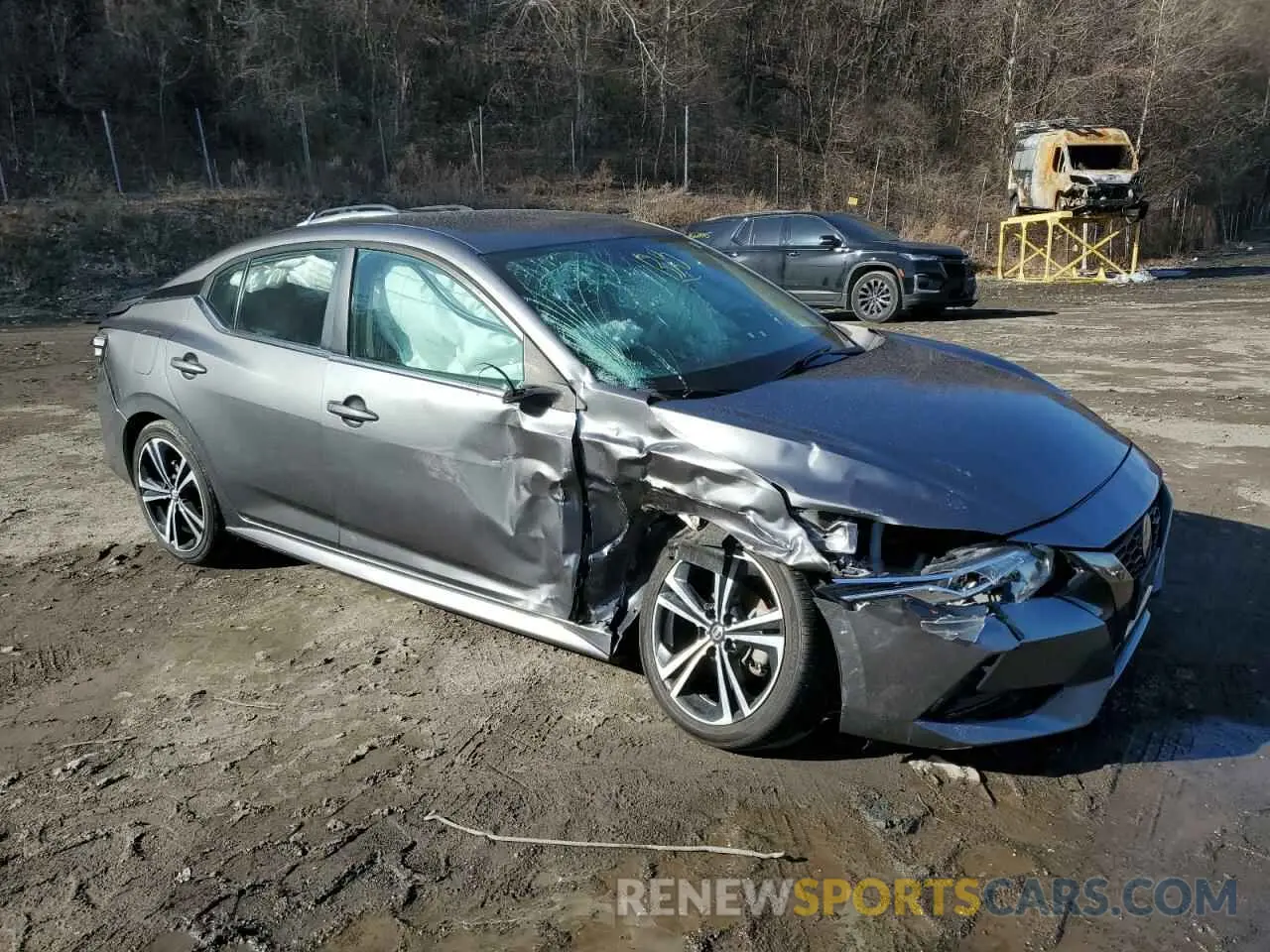 4 Photograph of a damaged car 3N1AB8DV9LY279688 NISSAN SENTRA 2020