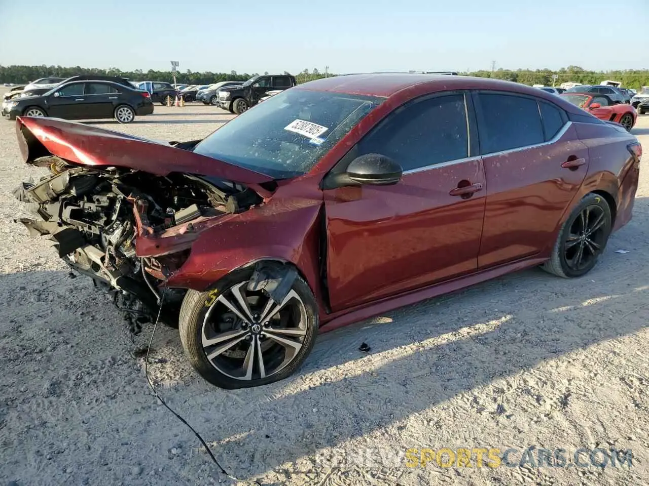 1 Photograph of a damaged car 3N1AB8DVXLY217894 NISSAN SENTRA 2020