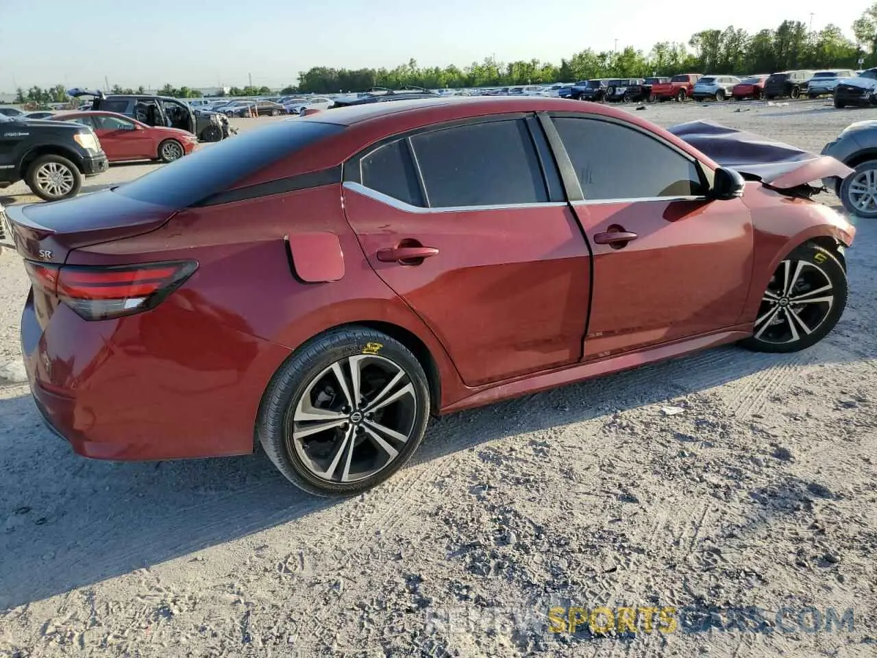 3 Photograph of a damaged car 3N1AB8DVXLY217894 NISSAN SENTRA 2020