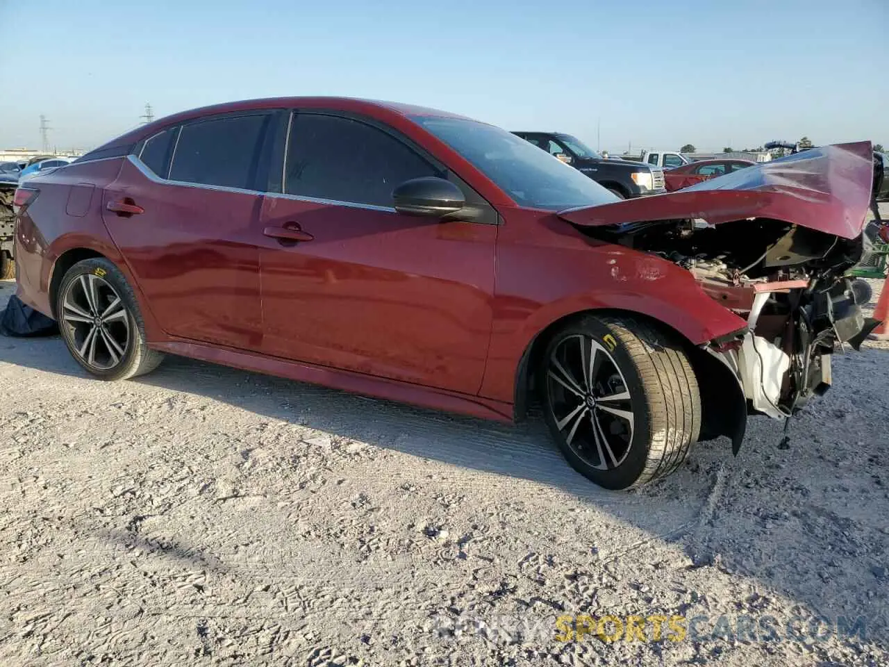 4 Photograph of a damaged car 3N1AB8DVXLY217894 NISSAN SENTRA 2020