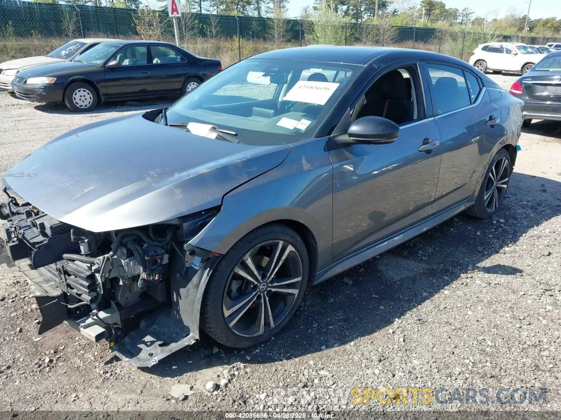 2 Photograph of a damaged car 3N1AB8DVXLY262821 NISSAN SENTRA 2020
