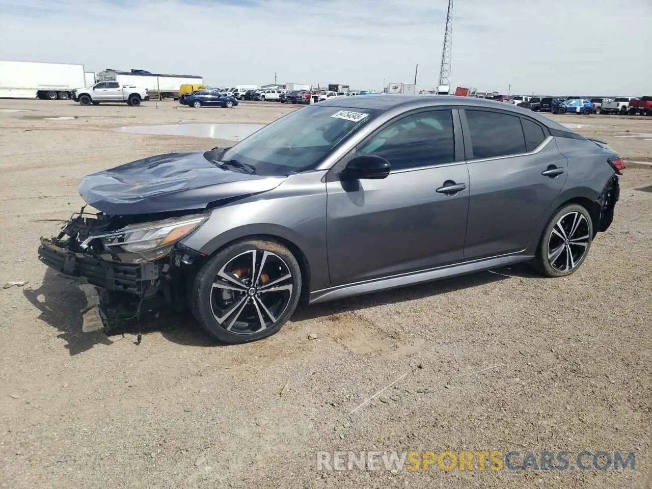 1 Photograph of a damaged car 3N1AB8DVXLY281451 NISSAN SENTRA 2020