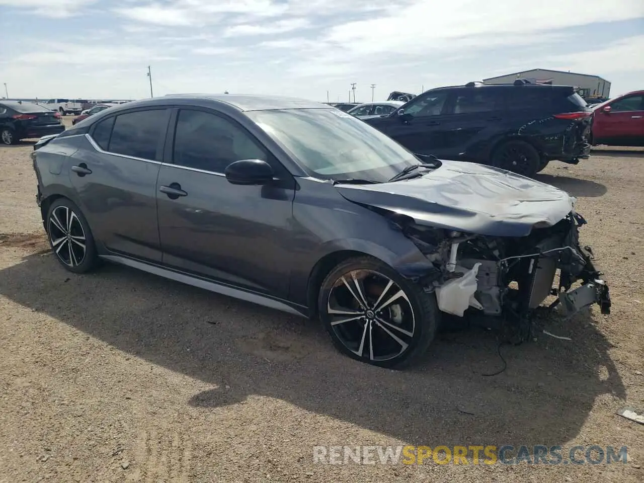 4 Photograph of a damaged car 3N1AB8DVXLY281451 NISSAN SENTRA 2020