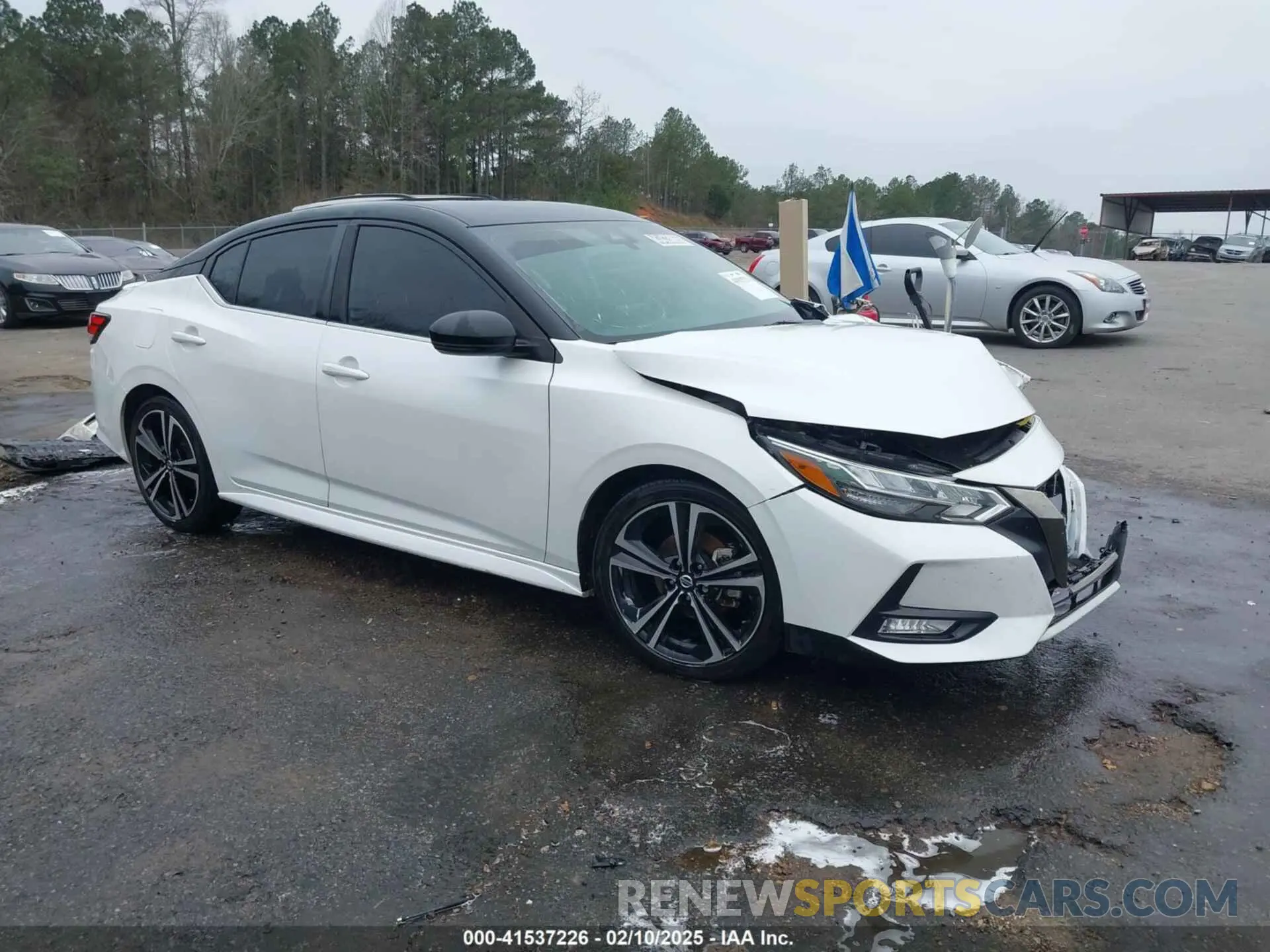 1 Photograph of a damaged car 3N1AB8DVXLY286178 NISSAN SENTRA 2020
