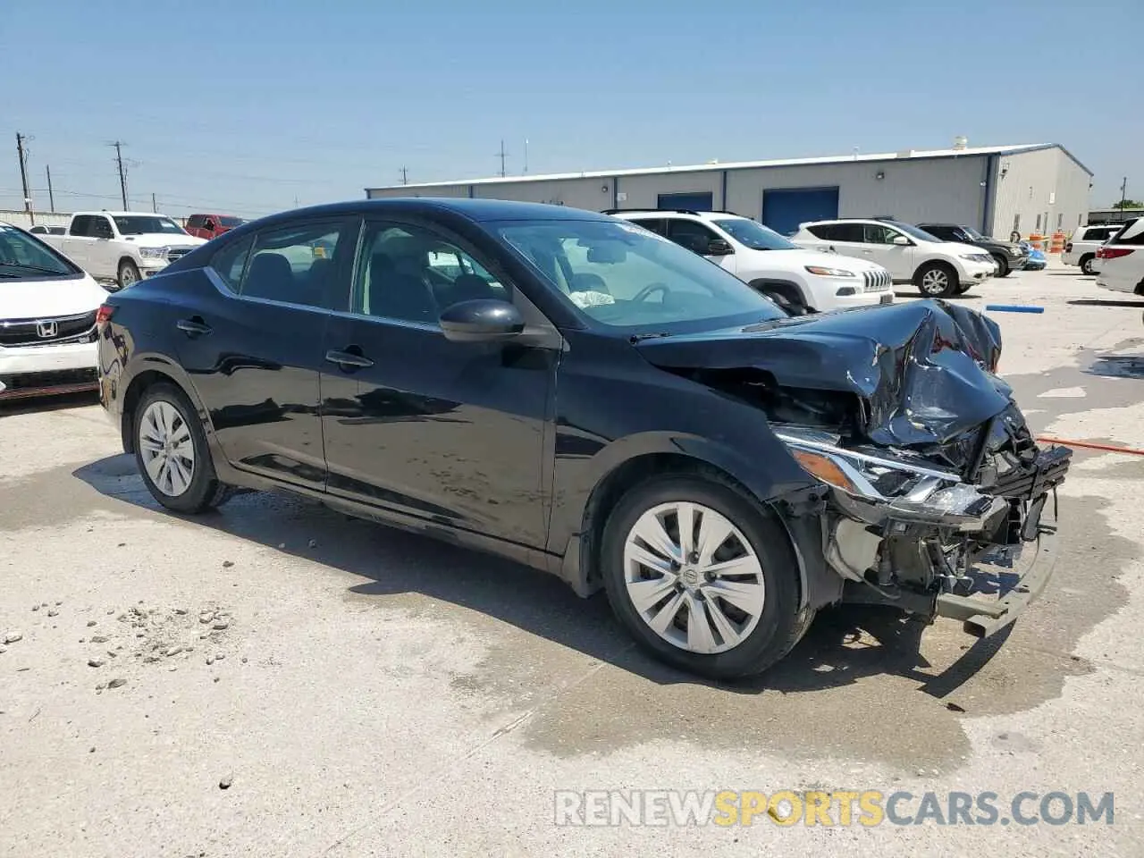 4 Photograph of a damaged car 3N1AB8BV0MY228133 NISSAN SENTRA 2021