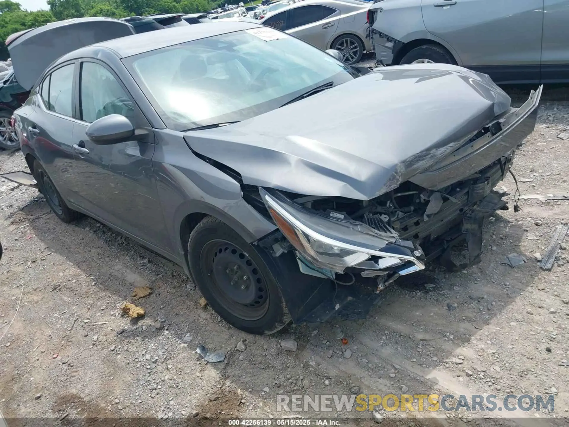 1 Photograph of a damaged car 3N1AB8BV0MY255882 NISSAN SENTRA 2021
