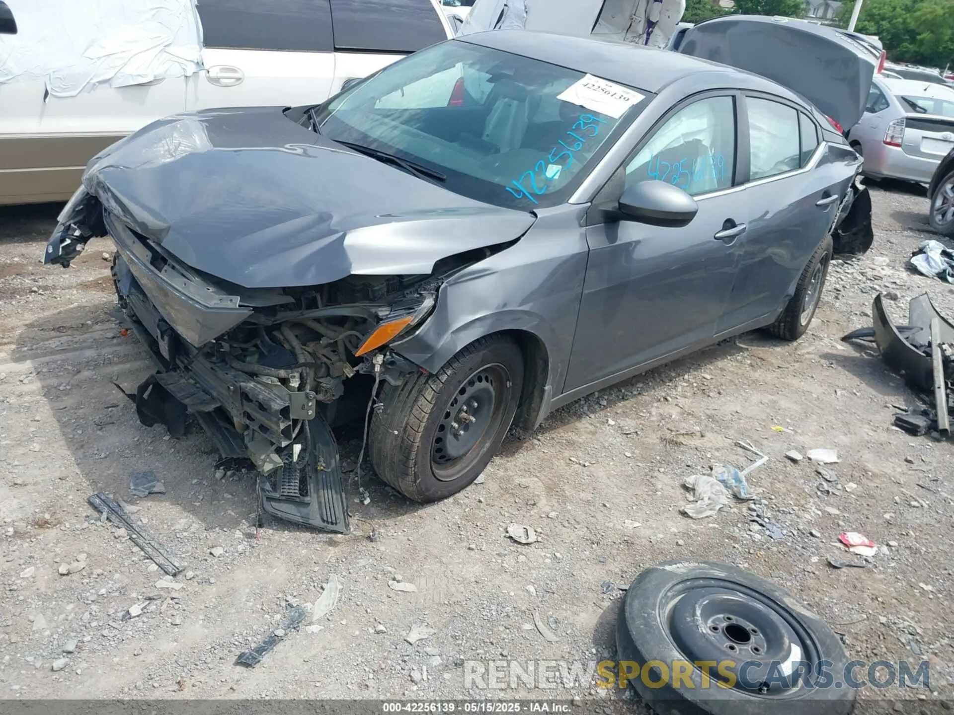 2 Photograph of a damaged car 3N1AB8BV0MY255882 NISSAN SENTRA 2021