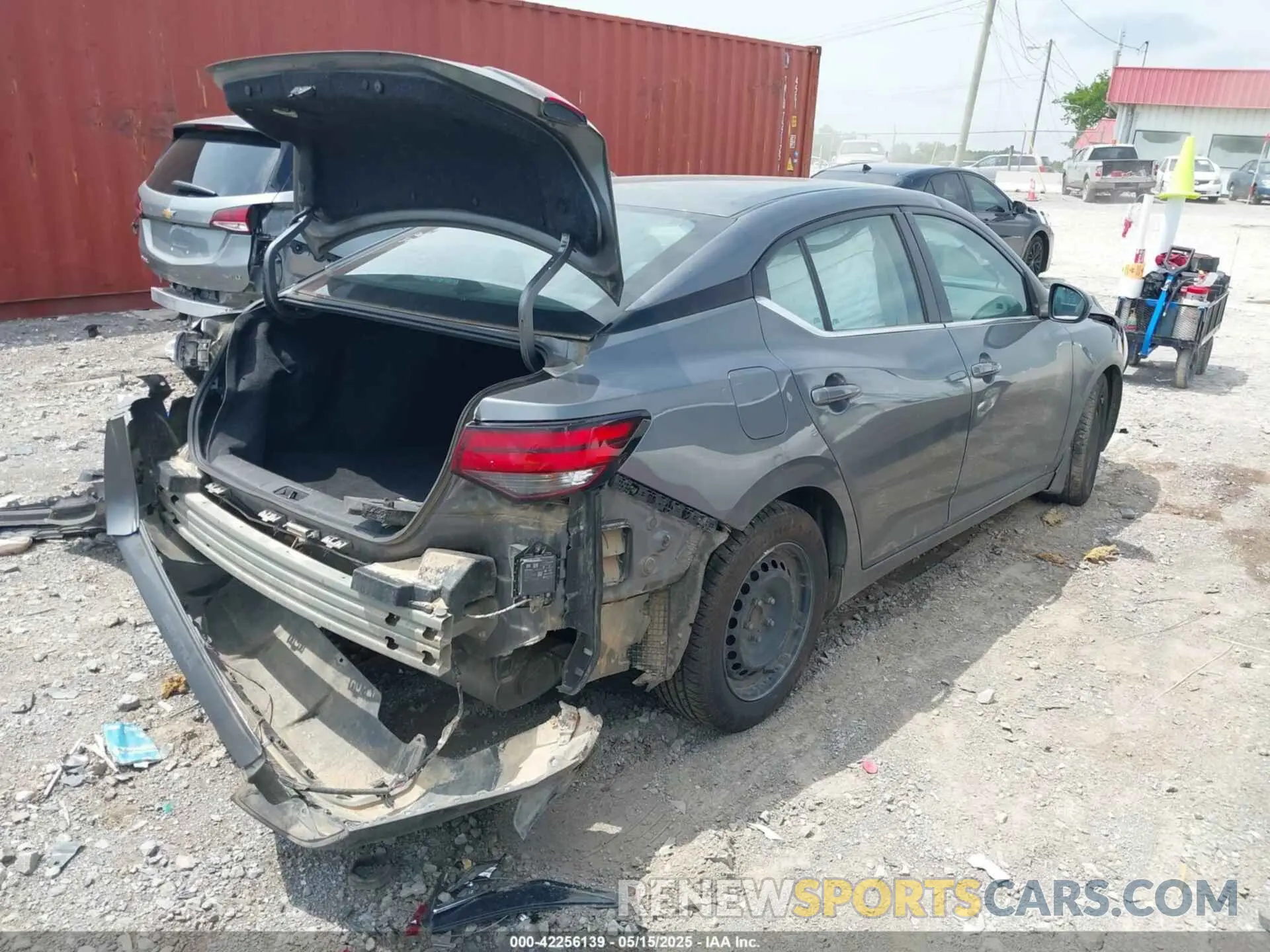 4 Photograph of a damaged car 3N1AB8BV0MY255882 NISSAN SENTRA 2021