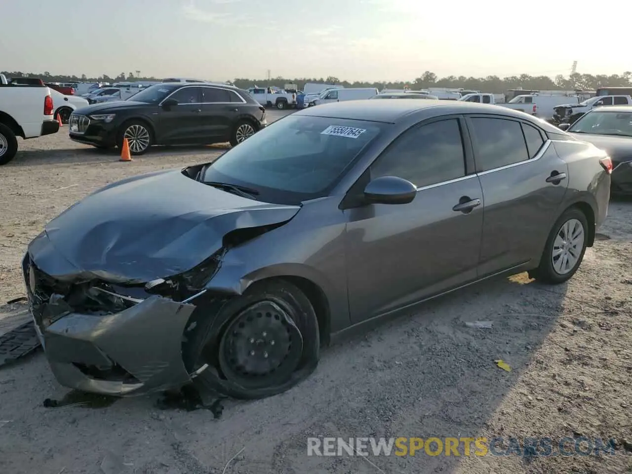 1 Photograph of a damaged car 3N1AB8BV0MY304093 NISSAN SENTRA 2021