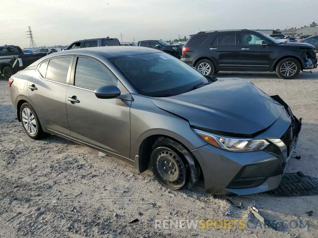 4 Photograph of a damaged car 3N1AB8BV0MY304093 NISSAN SENTRA 2021