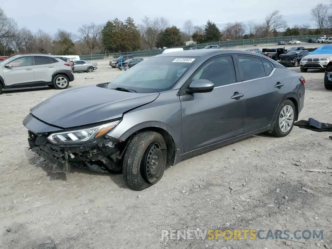 1 Photograph of a damaged car 3N1AB8BV1MY266499 NISSAN SENTRA 2021