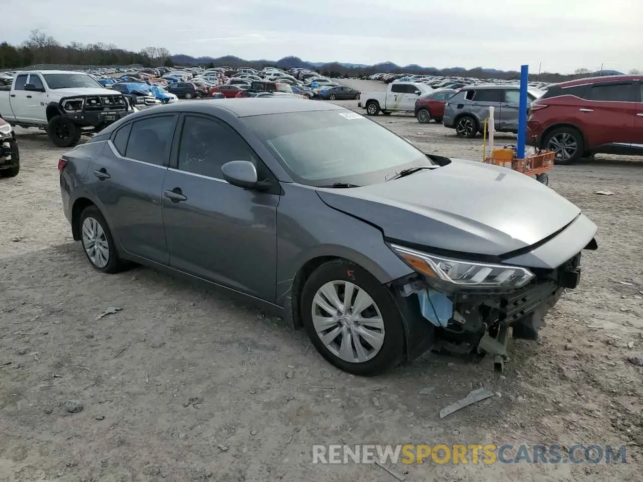 4 Photograph of a damaged car 3N1AB8BV1MY266499 NISSAN SENTRA 2021