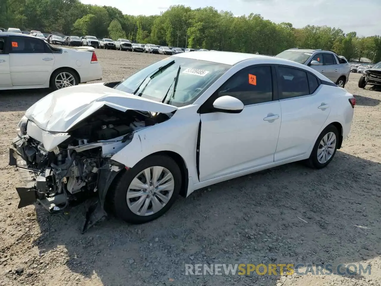 1 Photograph of a damaged car 3N1AB8BV1MY291564 NISSAN SENTRA 2021