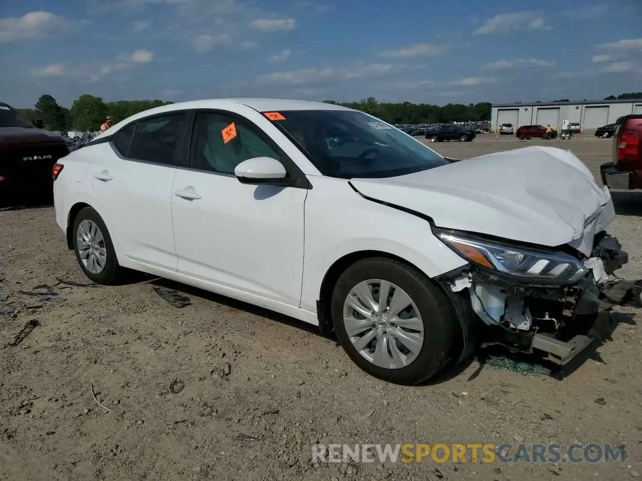 4 Photograph of a damaged car 3N1AB8BV1MY291564 NISSAN SENTRA 2021