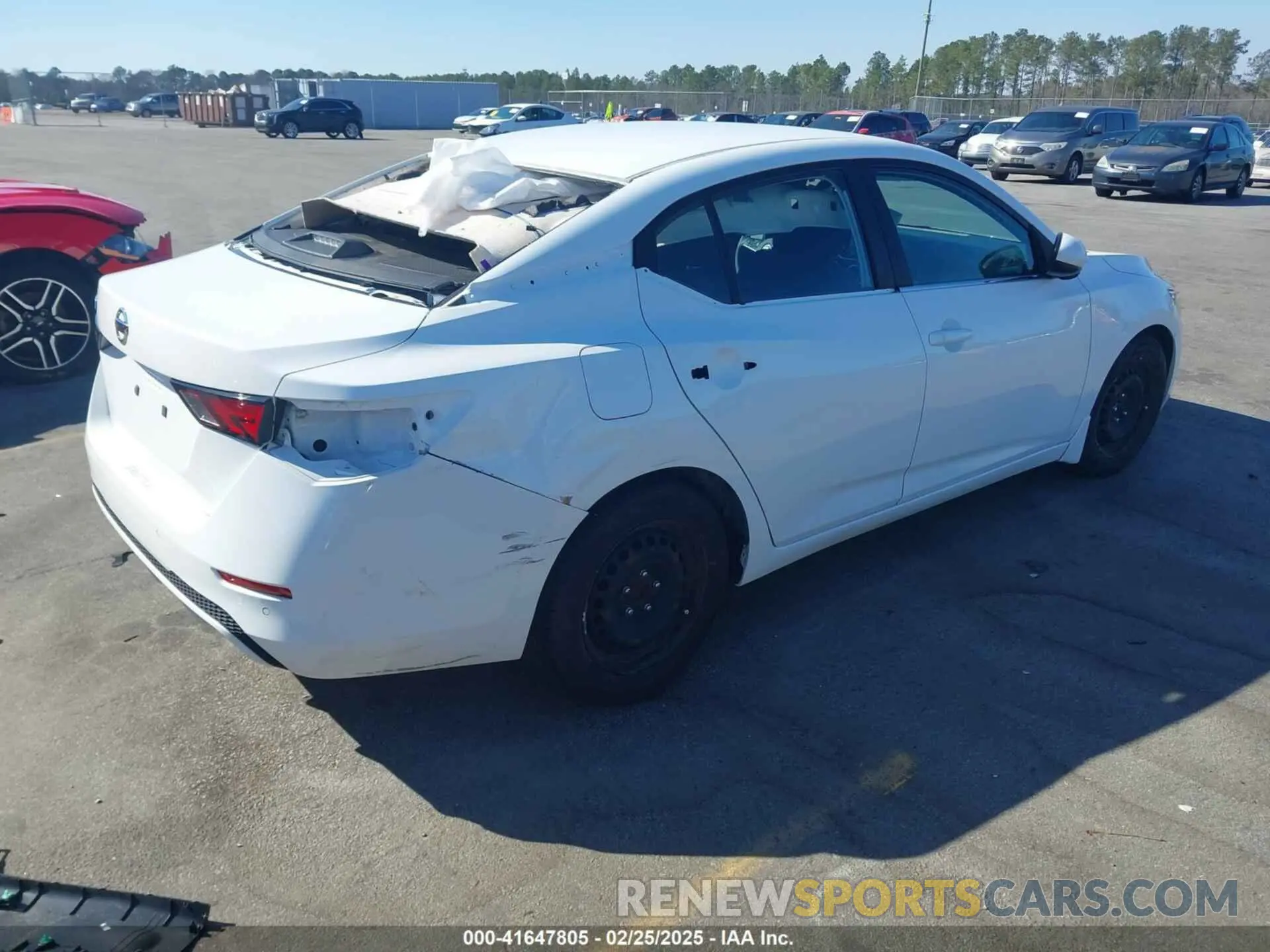 4 Photograph of a damaged car 3N1AB8BV1MY323803 NISSAN SENTRA 2021