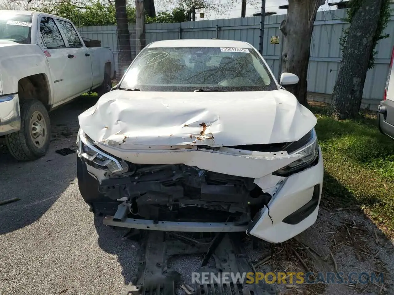5 Photograph of a damaged car 3N1AB8BV2MY226738 NISSAN SENTRA 2021