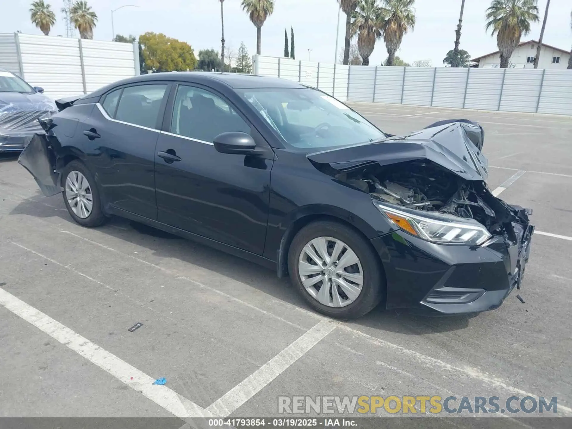 1 Photograph of a damaged car 3N1AB8BV2MY277995 NISSAN SENTRA 2021