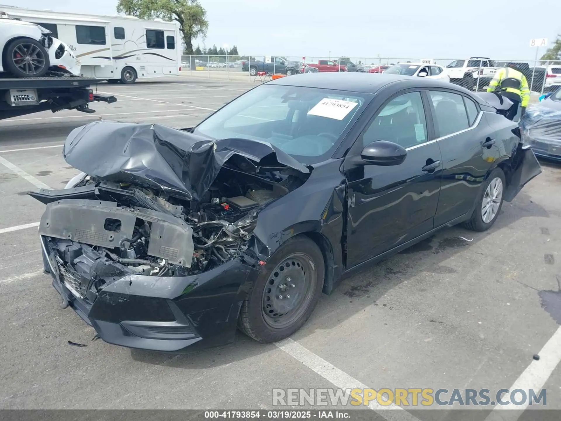 2 Photograph of a damaged car 3N1AB8BV2MY277995 NISSAN SENTRA 2021