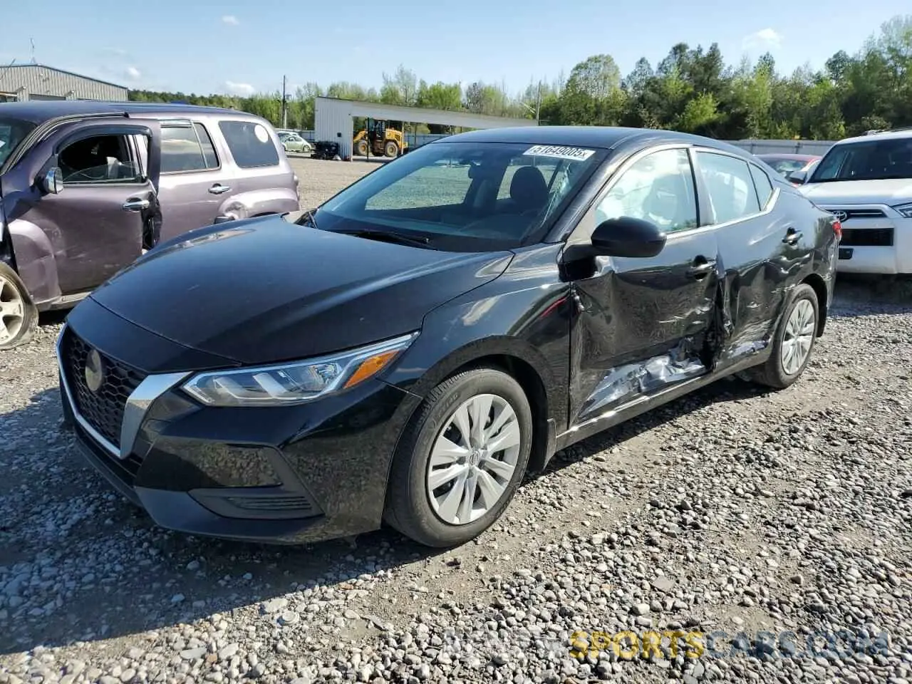 1 Photograph of a damaged car 3N1AB8BV2MY316892 NISSAN SENTRA 2021