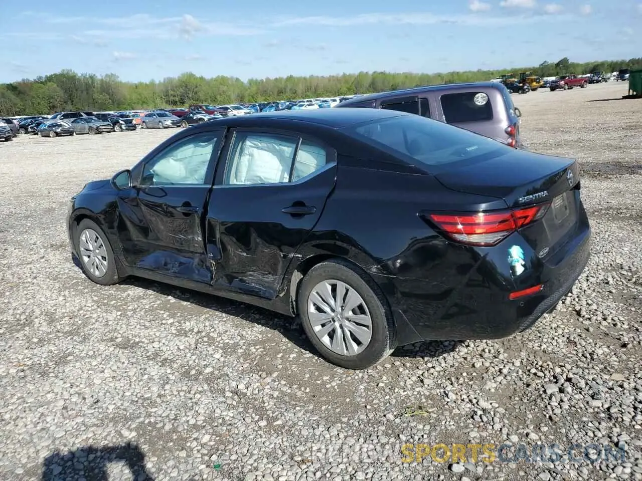 2 Photograph of a damaged car 3N1AB8BV2MY316892 NISSAN SENTRA 2021