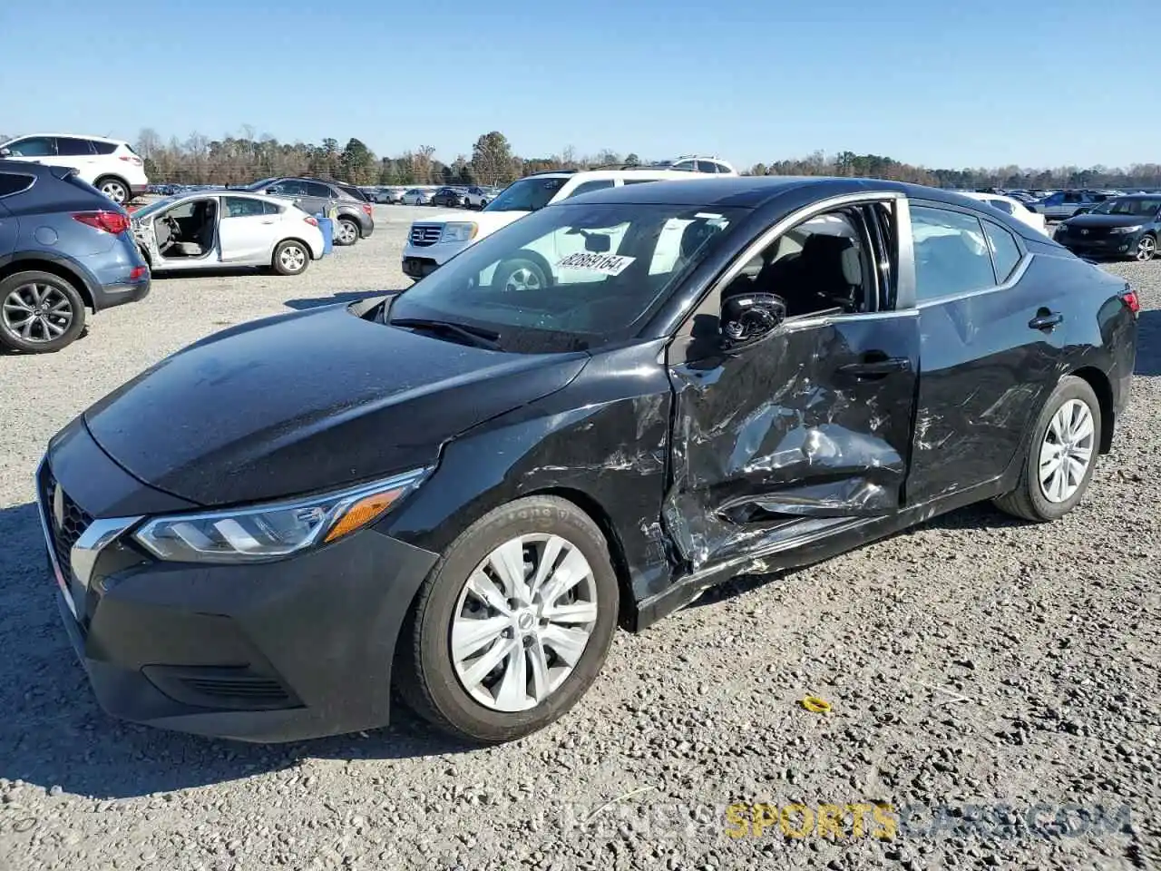 1 Photograph of a damaged car 3N1AB8BV3MY226196 NISSAN SENTRA 2021