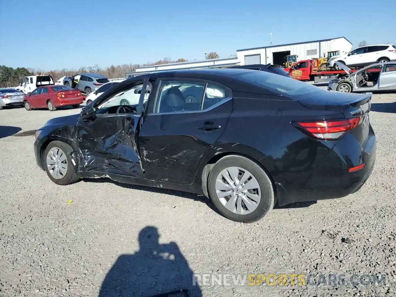 2 Photograph of a damaged car 3N1AB8BV3MY226196 NISSAN SENTRA 2021